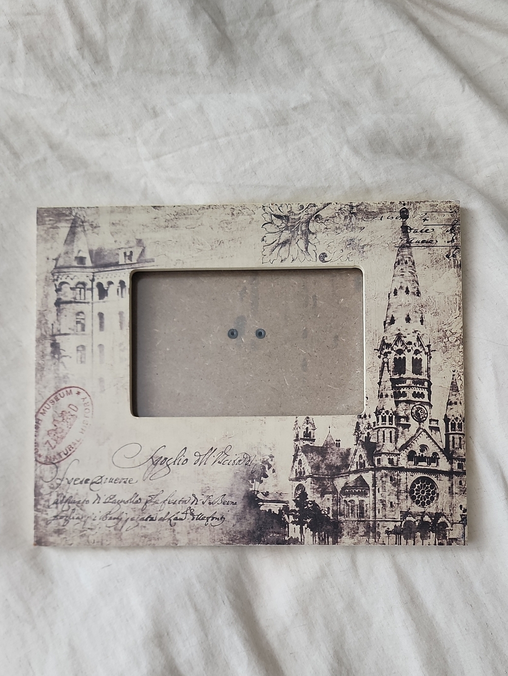 Architectural Print Photo Frame - Cream 4×6